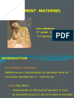 Allaitement Maternel (Pr. BENHASSINE 2010)