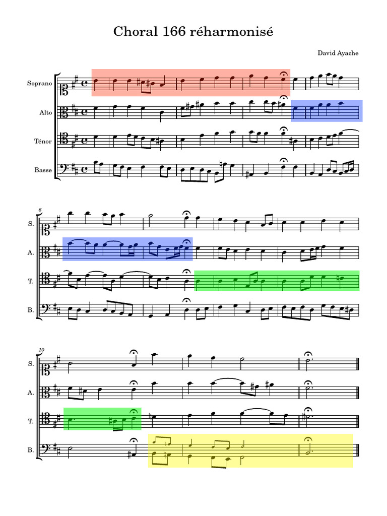 Réharmonisation de 