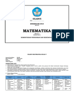 Silabus Matematika Kelas 5 Sem 2