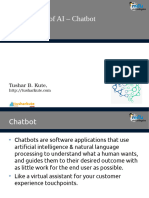 Applications of AI Chatbot