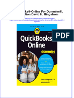 Quickbooks Online For Dummies 6Th Edition David H Ringstrom Full Download Chapter