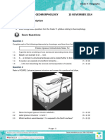 LXER Gr11Geography Exam Questions (Geomorphology) 13nov2014