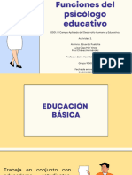 Funciones Del Psicólogo Educativo