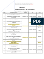 USPCAS-E ESEs Fall 2020 Date Sheet Final