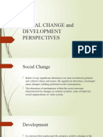 Social Change and Development Perspectives