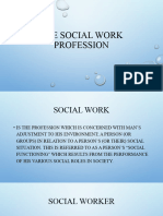The Social Work Profession