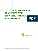 TGG Data Center Power Efficiency Metrics PUE and DCiE