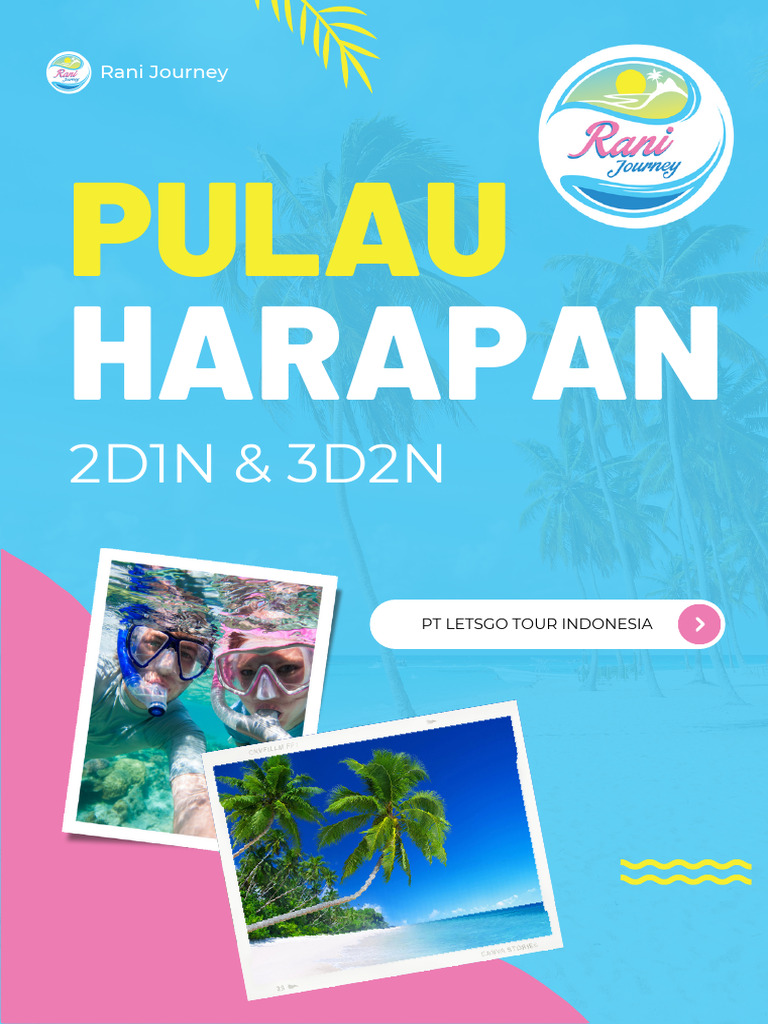 Trip Pribadi Pulau Harapan 2D1N/3D2N | PDF | Perjalanan | Memasak ...