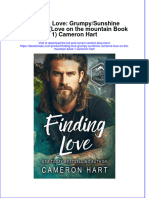 Finding Love Grumpy Sunshine Romance Love On The Mountain Book 1 Cameron Hart Full Chapter