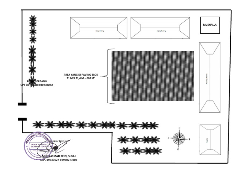Site Plan Paving Blok | PDF