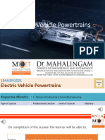 ELECTRIC VEHICLE POWERTRAINS Session 16