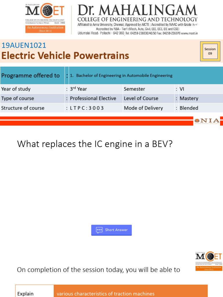 Understanding Electric Vehicle Traction Motors | PDF | Electric Motor ...