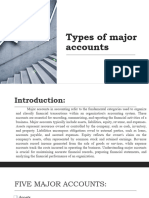 Lesson 8-Types of Major Accounts