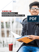 IELTS Sample Papers General Reading Sets 1 10