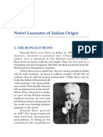 Nobel Laureates of Indian Origin
