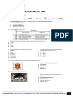 Soal Bio Kelas 7