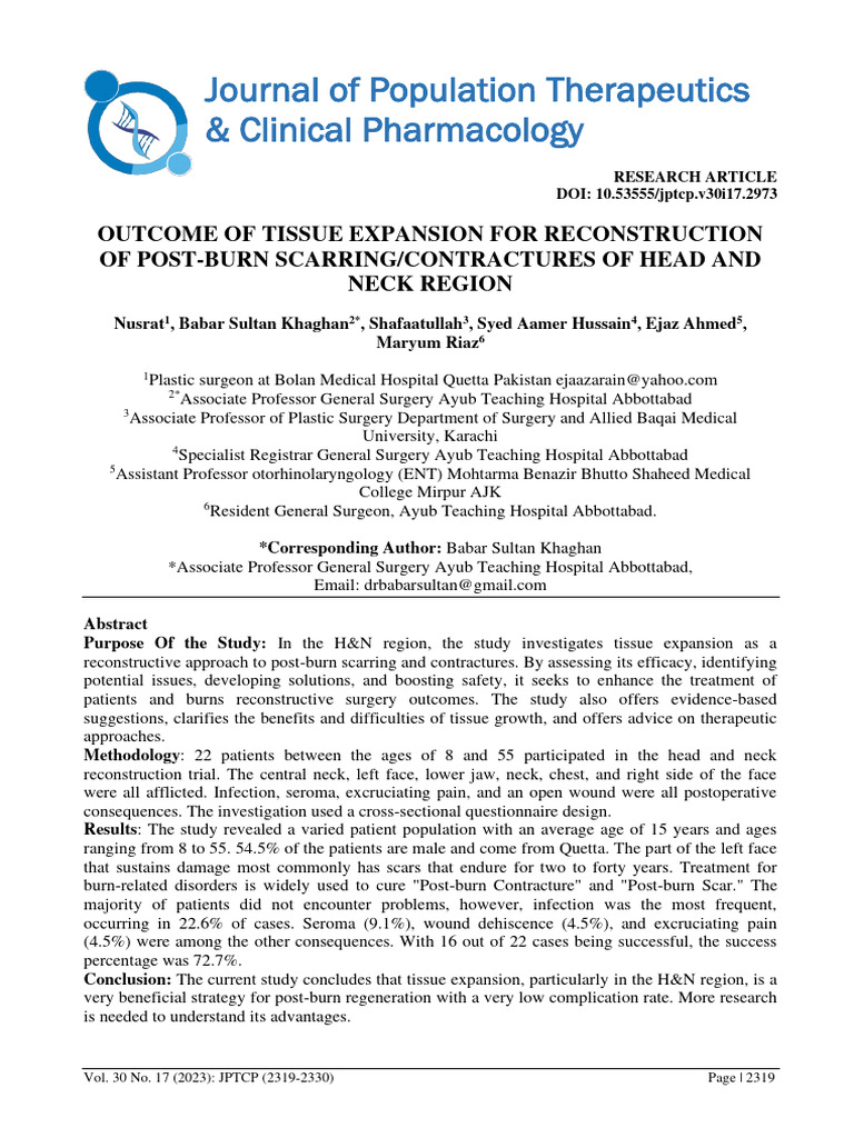 research+paper+(1) | PDF | Burn | Scar