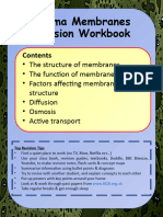 Plasma Membranes Revision Workbook