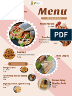 Menu PO Dana Usaha OSIS SMP-SMA