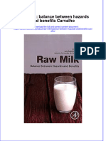 Raw Milk Balance Between Hazards and Benefits Carvalho Full Download Chapter