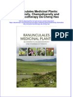 Ranunculales Medicinal Plants Biodiversity Chemodiversity and Pharmacotherapy Da Cheng Hao Full Download Chapter