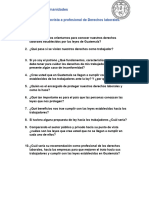 Preguntas de Entrevista A Profesional de Derechos Laborales