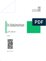 DR - Abdulmohsen: Timetable