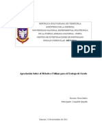 Apreciación Sobre el Método a Utilizar para el Trabajo Evaluación del desempeño Docente 040408