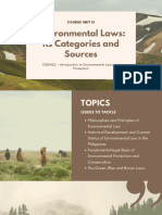 Environmental Laws Its Categories and Sources