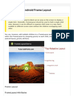 Android Frame Layout