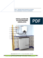 Certificado Electrico Autoconsumo Andalucia