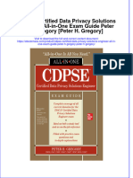 Cdpse Certified Data Privacy Solutions Engineer All In One Exam Guide Peter H Gregory Peter H Gregory full chapter