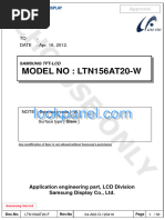 LTN156AT20 W Samsung