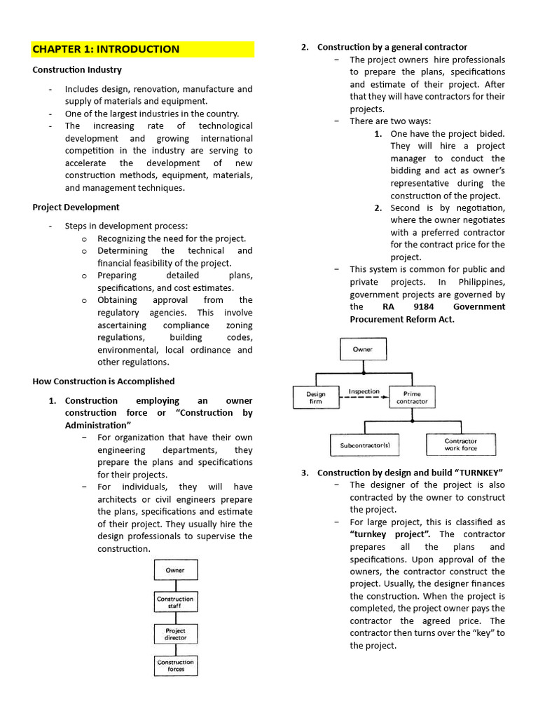 Construction Industry Overview and Methods | PDF | Crane (Machine ...