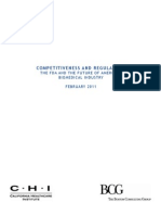 Competitiveness and Regulation-The FDA and the Future of America's Bio Medical Industry