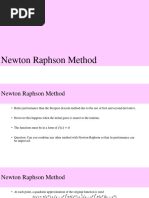 7 Newton Raphson Method