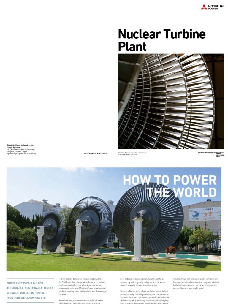 Nuclear Turbine Plant - E - Ver.A | PDF | Pressurized Water Reactor ...