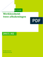 2015 Werkloosheid Twee Afbakingen