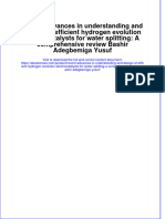 Recent Advances In Understanding And Design Of Efficient Hydrogen Evolution Electrocatalysts For Water Splitting A Comprehensive Review Bashir Adegbemiga Yusuf full download chapter