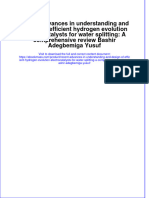 Recent Advances in Understanding and Design of Efficient Hydrogen Evolution Electrocatalysts For Water Splitting A Comprehensive Review Bashir Adegbemiga Yusuf Full Download Chapter