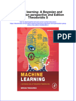 Machine Learning A Bayesian and Optimization Perspective 2Nd Edition Theodoridis S Download PDF Chapter