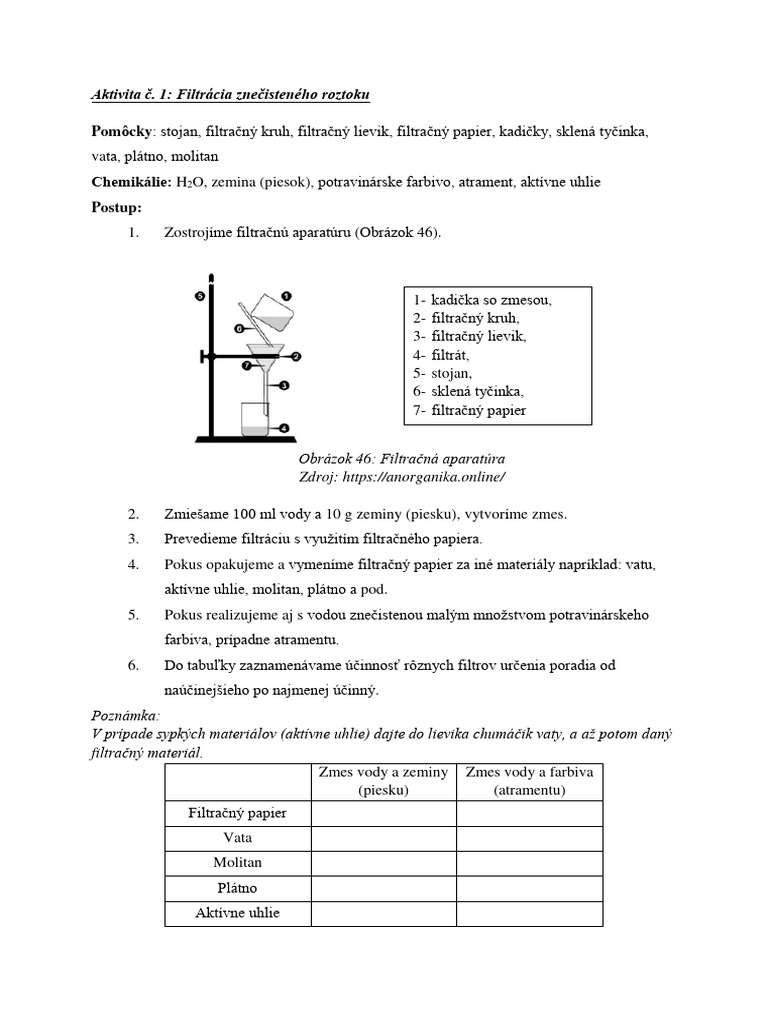 Filtracia | PDF