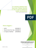 Review Jurnal (Pengendalian Cemaran Mikroba Susu & Daging) - Tasnim M.A, Safitri, M Rayhan