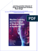 Machine Learning And The Internet Of Medical Things In Healthcare Krishna Kant Singh download pdf chapter