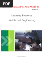 Basic Manual Metal Arc Welding Learning Resource Metals and Engineering PDF