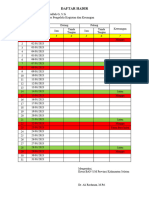 Daftar Hadir 2023 (Paisma)