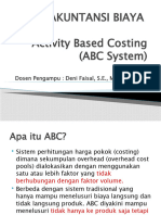 Activity Based Costing Pert 4
