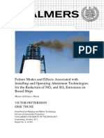 Failure Modes and Effects Associated With Installing and Operating Abatement Technologies For The Reduction of NO and SO Emissions On Board Ships