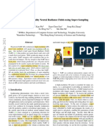 NeRF-SR High-Quality Neural Radiance Fields Using Super-Sampling