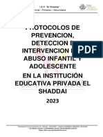 Protocolo de Prevención de Abuso Sexual 2023